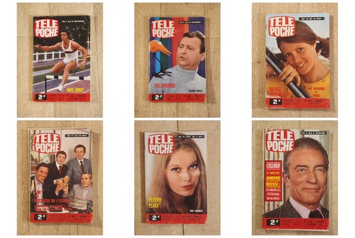 Lot télé poche 1974 - 6, 1974-1975