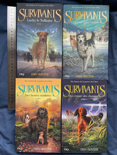 Erin Hunter Survivants lot tomes 1 à 4 livres jeunesse grand format FR occasion