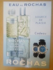 PLV Carton publicitaire  Rochas parfum 42 X 29,5