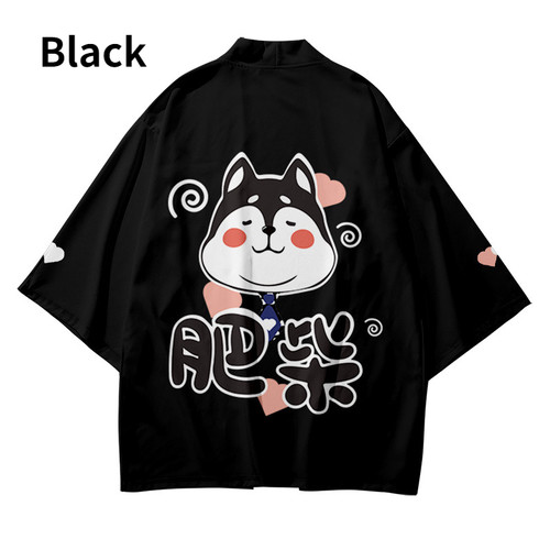 Hommes kimono veste shiba inu - hommes,