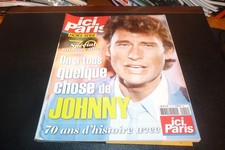 Revue "ICI PARIS hors-serie : JOHNNY HALLYDAY , SPECIAL ANNIVERSAIRE 70 ANS"