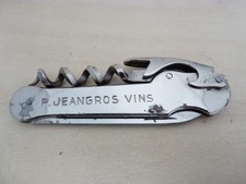 Tire-bouchon Publicité Vins