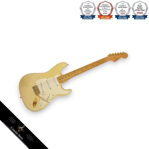 Guitare blonde blanche - , fender