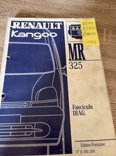 Manuel reparation RENAULT KANGOO MR 325 DIAGNOSTIC INJECTION