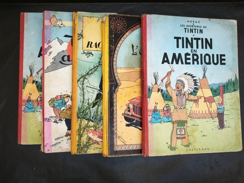 Lot tintin anciens 1947 - bd,
