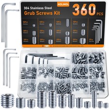 Lot de 360 vis sans tête en