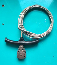 Trapèze ZSpar Levage Type nautique Dériveur 4m Câble 0,2mm Poigné Poulie Crochet