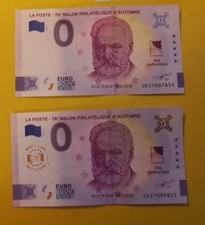 Billet 0 zero euro La Poste salon automne 2025 UEZT Pasteur Normal + Anniversary