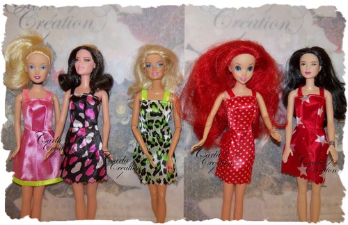 Lot robes pour poupée - 5,