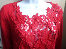 Pull fin Alain Manoukian* dentelle et effet brillant* habillé