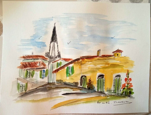 Aquarelle marine ars art - aquarelle, en