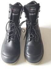 Bottes de sécurité COFRA, très bon état, cuir noir, taille 42