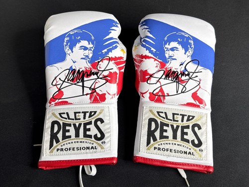 Manny pacquiao signed pair - manny, of