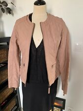 Veste simili cuir - Rose - Taille 36 -Nina Kalio - Rose - Très bon état