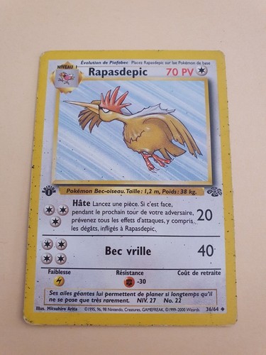 Carte pokemon rapasdepic 64 - pokemon, 36/64