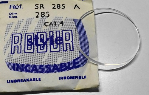 Verre montre diametre - de, 28.5