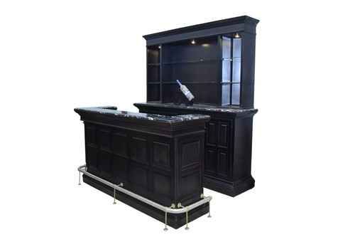 Dark wood transitional style - wood,