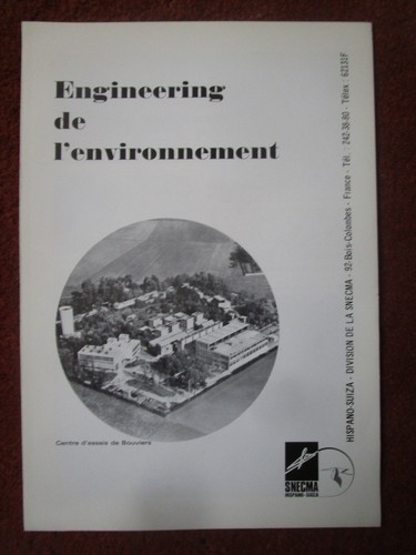 1970 depliant pub snecma - depliant,