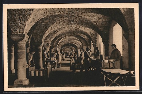 Carte postale roquefort - carte, cave