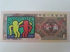 Billet original signé Keith