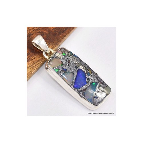 Pendentif opale welo - welo, sur