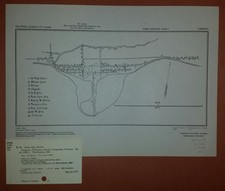 1944 Armée Américaine Carte Ville Plan De Lingayen Pangasinan Philippines Ww 2