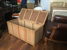 Coffre en cannage/rotin