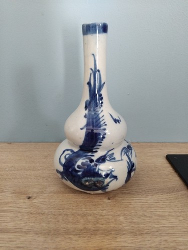 Porcelaine blanc bleu hue - ,