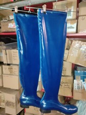 Bottes Plates En Latex Fait