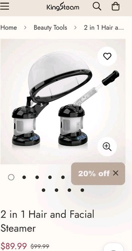 Hair and face steamer - face,