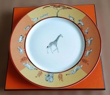 Assiette en porcelaine Hermès