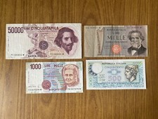 Lot 4 Billets de Banque Livres