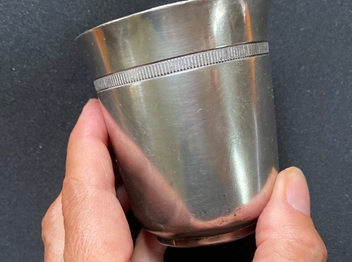 Christofle silver timbale