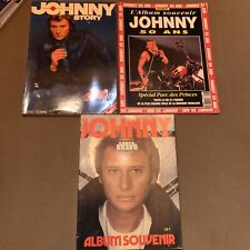 Lot 3 livres johnny hallyday