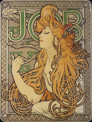 Mucha job papier cigarettes - job, à