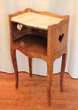 Chevet époque Louis XV en marqueterie XVIII ème siècle