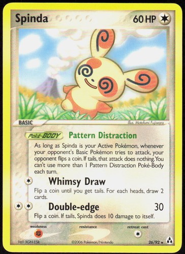 Spinda rare ex legend - 26/92,
