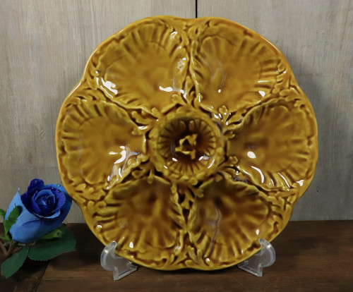 Assiette huitres ancien - assiette,