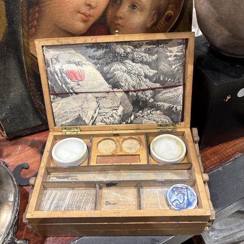 Ancienne boîte peintre - boîte, de
