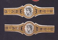 2 Ancienne Bague de Cigare  Vitola BN186292 Marc Aurèle