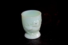 Coquetier opaline verte