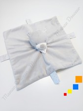 Mon Petit Doudou Plat Ours Gris Merci Pour Les Câlins Etoile Bout'chou Monoprix