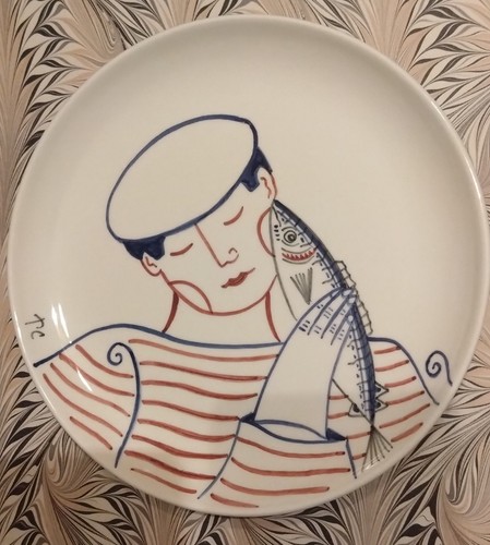 Assiette patrice cudennec - assiette,