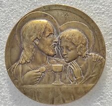 MEDAILLE JESUS CHRIST  diamètre 5cm graveur Rasumny