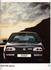 Catalogue Brochure VW Golf VR6
