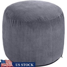 Comfortable Round Pouf Ottoman