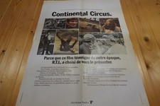 CONTINENTAL CIRCUS ! agostini  affiche cinema 1971