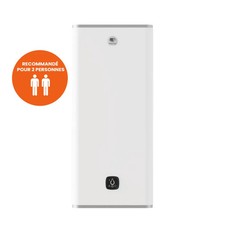 Chauffe-Eau Électrique Plat 65L THERMOR Malicio 3 Connecté Stéatite Multi-Posit