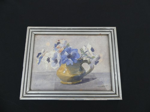 Aquarelle sous cadre bouquet - aquarelle,
