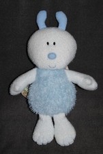 🍀Doudou Papillon Abeille Bleu LUMINOU Aile Brillante Peluche GM 28 Cm TTBE